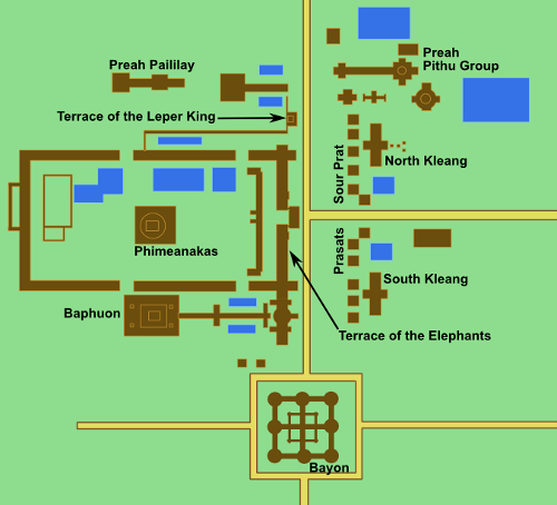 Angkor Thom Map