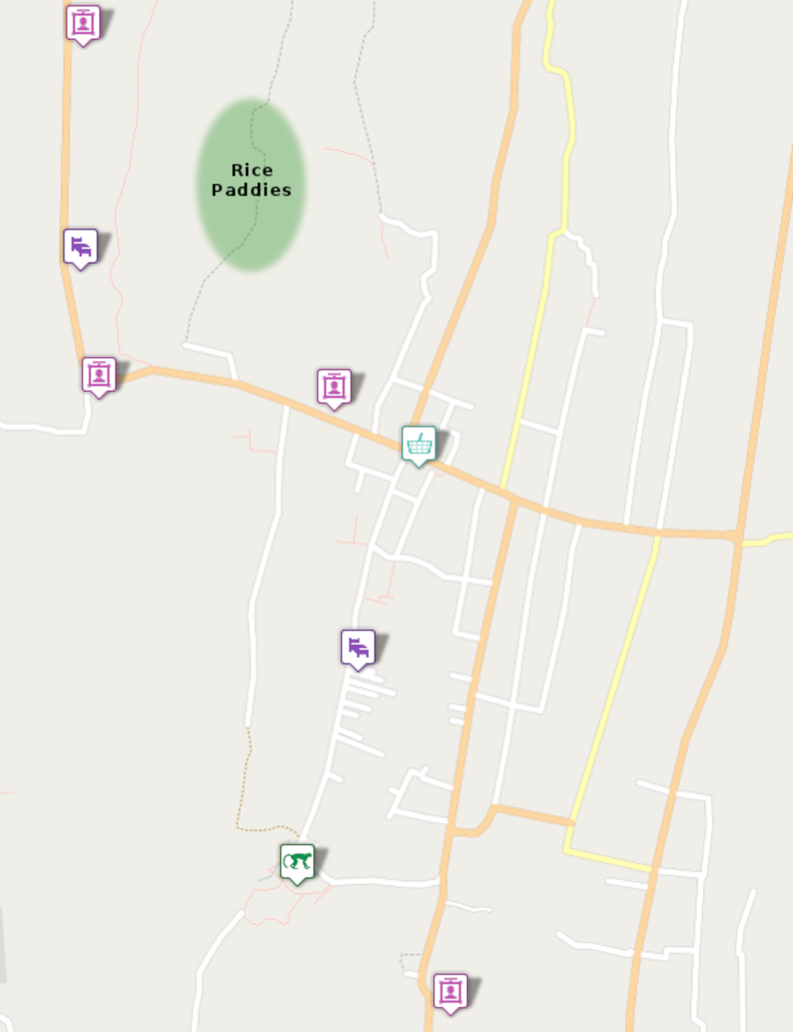 Map of Ubud