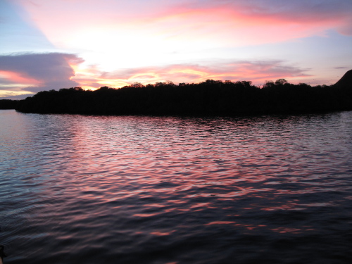 Sunset at Bat Island